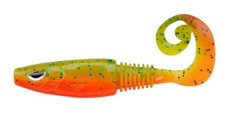 .Przynęta BERKLEY Sick Curl 12cm - Greenback Tomato
