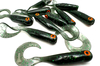 Guma Great Fish GF1 Twister 4,9cm | Magic Green | krewetkowy | 10 szt. | Dżejsiok Special Edition