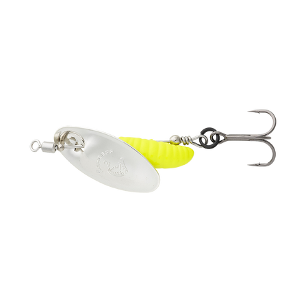 Obrotówka Savage Gear Grub Spinners #1 | Silver Yellow