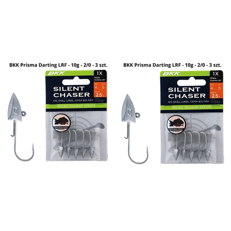 Zestaw BKK Prisma Darting LRF - 10g - 2/0 - 3 szt. +  BKK Prisma Darting LRF - 7.5g - 3/0 - 4 szt.