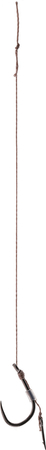 Przypony do methody Mikado z igłą- hak bez zadziora nr 8 DB / plecionka: 0.12mm/10cm - 8szt.