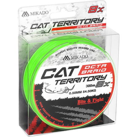Plecionka Mikado Cat Territory Octa Braid 0,40mm | yellow | 300m