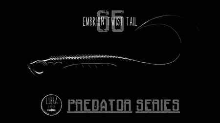 Przynęta Libra Lures Embrion Twist Tail 1.75" | 4.5 cm | 037 - Blood | 12 szt.