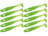 Guma Keitech Easy Shiner 3" | 7,6cm |  #026 Clear Chartreuse Glow | 10 szt.