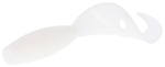 Gumy Mikado Twister 3,8cm | White | 10szt.