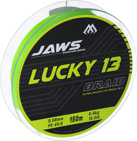 Plecionka Mikado JAWS LUCKY 13 012 FLUO ZIELONA 150M