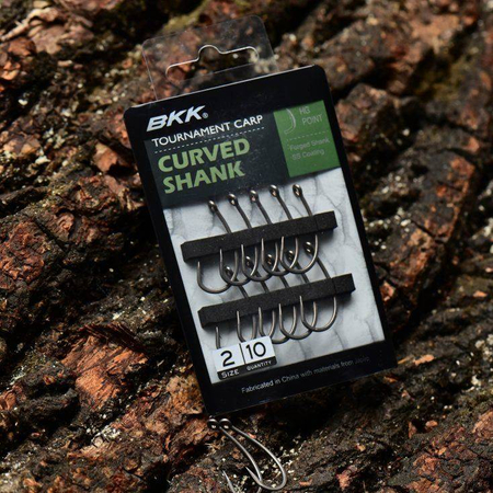 Haczyki Karpiowe BKK Curved Shank | #8 | 10 szt.