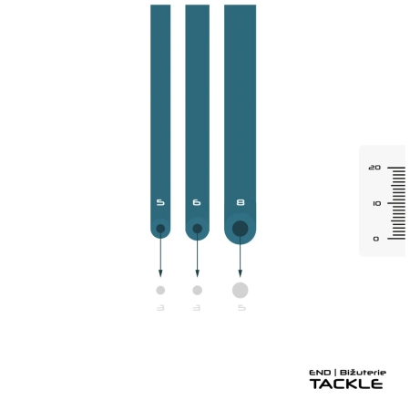 Tuleje ochronne VAGNNER Hook Tube 8 / 8mm / 0.8m
