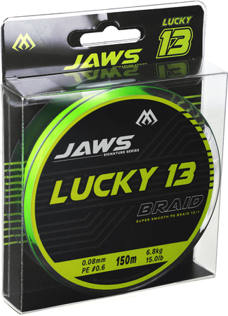 Plecionka Mikado JAWS LUCKY 13 020 FLUO ZIELONA 150M