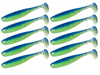 Guma Keitech Easy Shiner 3" | 7,6cm |  LT#60 Blue X Chart | 10 szt.