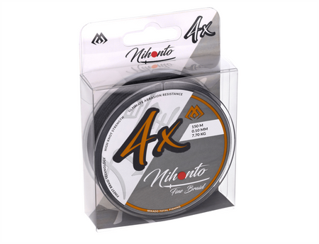 Plecionka Mikado Nihonto Fine Braid 0,16 mm | black | 150m
