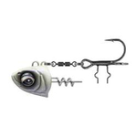 Główka z wkrętką Savage Gear Monster Vertical Heads 80g | #1/0 | Pearl White