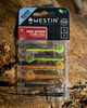 Zestaw Westin Ned Worm Curtail 5cm | Dark Water Mix 23 | 6 szt.