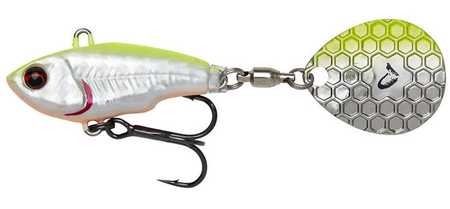 Wirujący ogonek Savage Gear Fat Tail Spin 24g | Lemon Back Flash