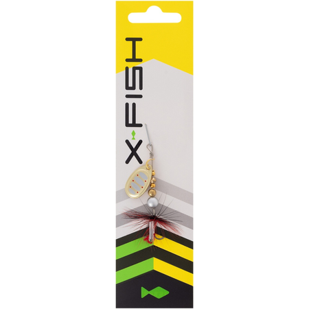 Obrotówka X-Fish Sirius №1 | 3,7g | Gold SRD