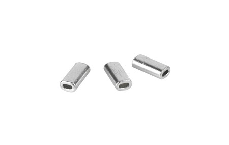 Tulejki zaciskowe Mikado alumiowe | rozm. 0.8 mm | 20szt.