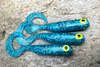 Guma Great Fish GF1 Twister 4,9cm | Glitter Blue | bezzapachowy | 10 szt.