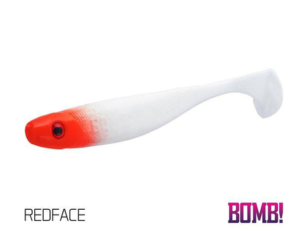 Guma DELPHIN Rippa 10cm- Redface op 5szt