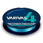 Plecionka Varivas4 PE #1.2 | 21lb | niebieski | 150m