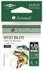 Haczyki Mikado Sensual - OFFSET BIG EYE Nr. 1/0 BN - 4szt.