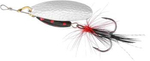 Obrotówka Mikado M-Grub nr 2 - Srebrna, Black Tiger