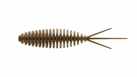 Przynęta Libra Lures Turbo Worm 5.6cm | 038 - Brown | brak zapachu | 8 szt.