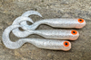 Guma Great Fish GF1 Twister 4,9cm | Silver Pearl | bezzapachowy | 10 szt.