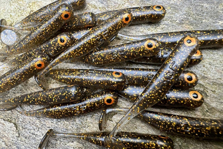 Guma Great Fish GF1 4,9cm | Black&Gold | bezzapachowy | 10 szt.
