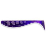 Gumy FishUp Wizzle Shad 5,0cm | 2" | #060 Dark Violet/Peacock & Silver | 10szt.