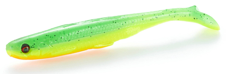 Guma Savage Gear Slender Scoop Shad 15cm | Green Yellow