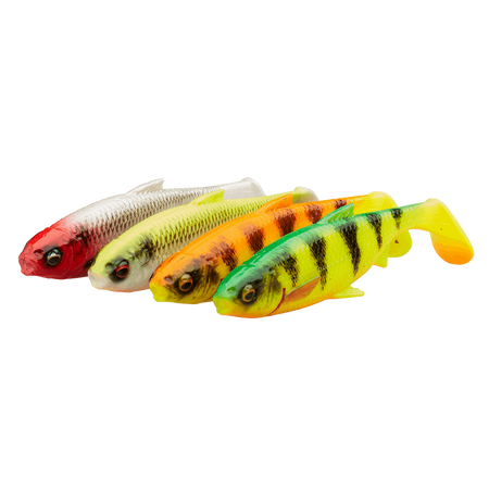 Zestaw przynęt Savage Gear 3D LB River Roach 14cm | Dark Water Mix | 4 szt.