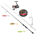 Zestaw na sandacze z wędka Abu Garcia Veritas Ltd 702M XF 213cm | 7-28g - kołowrotek Daiwa 23 Ninja LT 3000-C