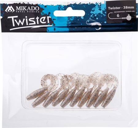 Gumy Mikado Twister 3,8cm | Pepper Pearl | 10szt.
