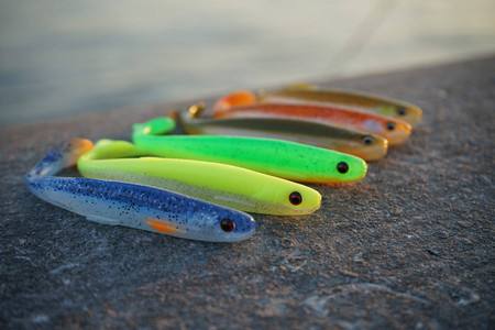 Guma Savage Gear Slender Scoop Shad 11cm | Green Silver