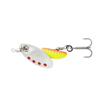 Obrotówka Savage Gear Grub Spinners #2 | Silver Red Yellow