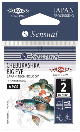 Haczyki Mikado Sensual - CHEBURASHKA BIG EYE Nr. 6 BN - 10szt.