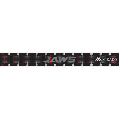 Miarka Mikado Jaws naklejka na łódkę - 130 x 15cm