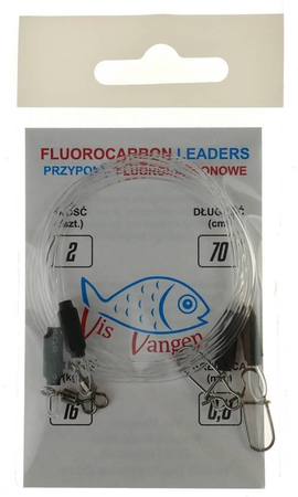 Przypony fluorocarbonowe Vis Vangen 100cm | 18kg | 0.9mm | 2 szt.