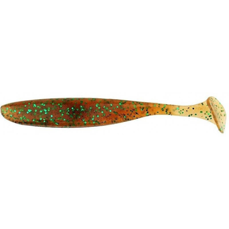 Guma Keitech Easy Shiner 3" | 7,6cm | LT#30 Pumpkin Green FLK | 10 szt.