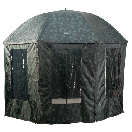 Parasol wędkarski Jaxon Variant Camou 240 | z pełną osłoną | 240cm