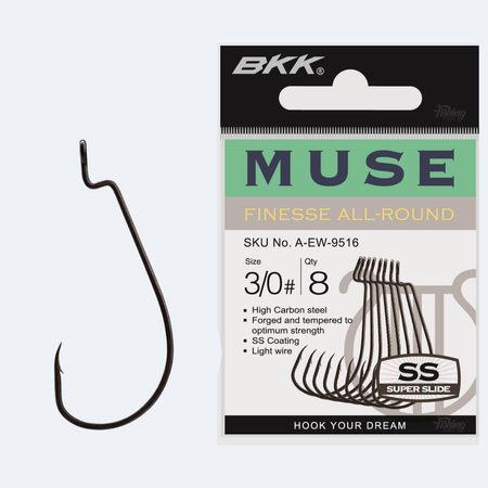 Haczyki offsetowe BKK Muse | #6 |10 szt.