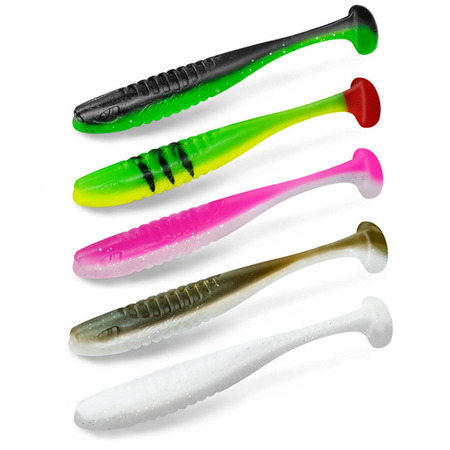 .Guma DELPHIN Zandera UVs 12cm- MIX op 5szt