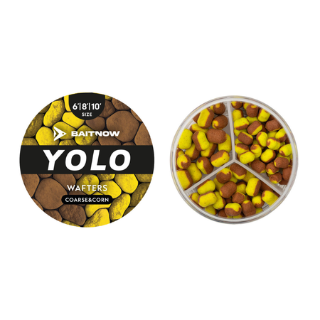 Wafters Baitnow Method Feeder - YOLO & BRONZE COARSE&CORN Roz 6/8/10