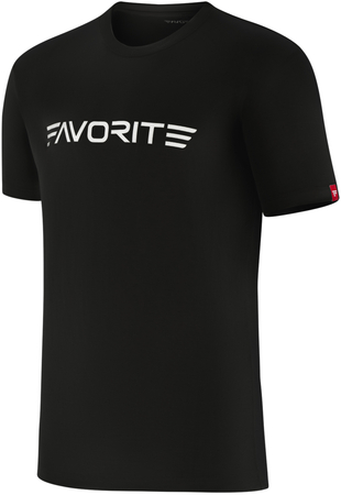 T-shirt Favorite Black Logo - Czarny - rozmiar XL
