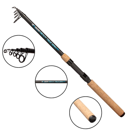 Wędka Mikado Sasori Heavy Tele Spin 210cm | 30-60g 
