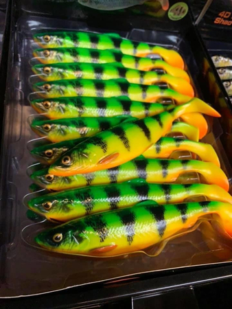.Guma SAVAGE GEAR 4D HERRING SHAD 13cm Firetiger