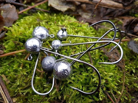 Główki jigowe Mikado Jaws Classic Jig - 20g - hak: 4/0 - 3szt.