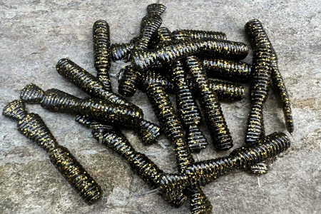 Guma Great Fish GF2 Leech 6cm | Black&Gold | bezzapachowy | 10 szt.