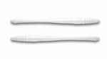 Przynęta Libra Lures Dying Worm 8cm | 001 - White | brak zapachu | 12 szt.