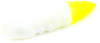 Gumy FishUp Pupa 3,8cm | 1,5" | #131/White/Hot Chartreuse | 8szt.